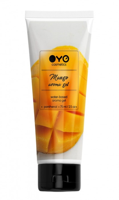 Лубрикант на водной основе OYO Aroma Gel Mango с ароматом манго - 75 мл. - OYO - купить с доставкой в Долгопрудном