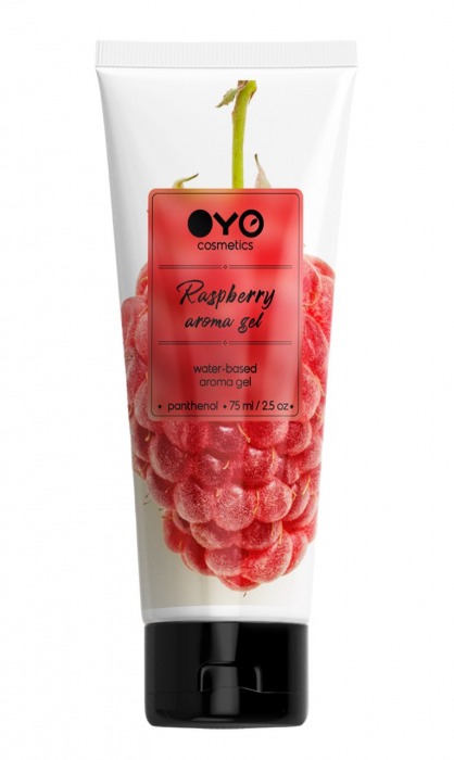 Лубрикант на водной основе OYO Aroma Gel Raspberry с ароматом малины - 75 мл. - OYO - купить с доставкой в Долгопрудном