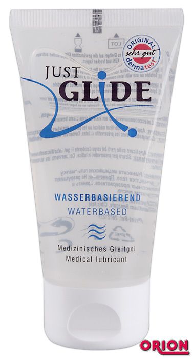 Вагинальная смазка на водной основе JUSTGLIDE - 50 мл. - Orion - купить с доставкой в Долгопрудном