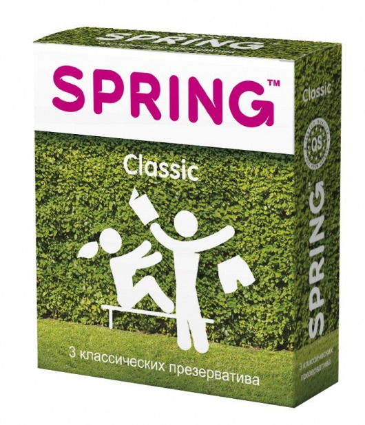 Классические презервативы SPRING CLASSIC - 3 шт. - SPRING - купить с доставкой в Долгопрудном