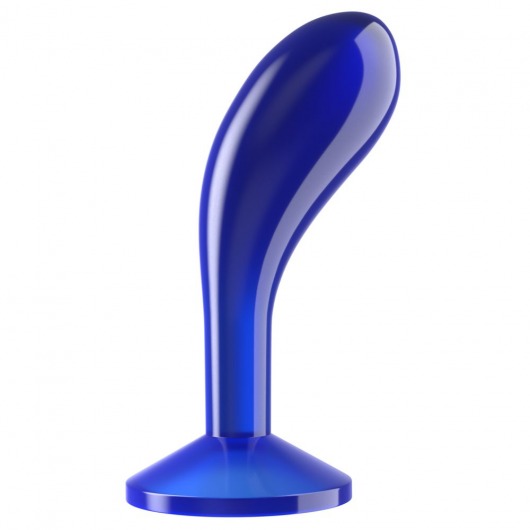 Синяя анальная втулка Flawless Clear Prostate Plug 6.0 - 15 см. - Lovetoy - в Долгопрудном купить с доставкой