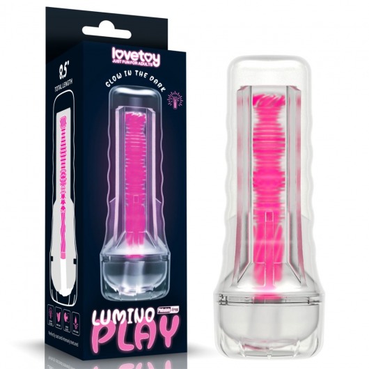 Светящийся в темноте мастурбатор 8.5 Lumino Play Masturbator - Lovetoy - в Долгопрудном купить с доставкой