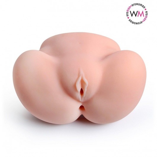 Реалистичный мастурбатор с двумя функциональными отверстиями - Erowoman-Eroman - в Долгопрудном купить с доставкой