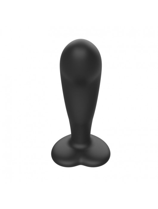 Черный анальный вибратор с пультом ДУ - I-MOON