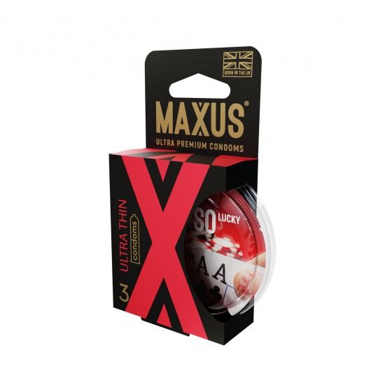 Ультратонкие презервативы MAXUS AIR Ultra Thin - 3 шт. - Maxus - купить с доставкой в Долгопрудном