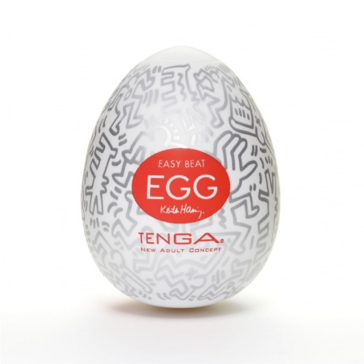 Мастурбатор-яйцо Keith Haring EGG PARTY - Tenga - в Долгопрудном купить с доставкой