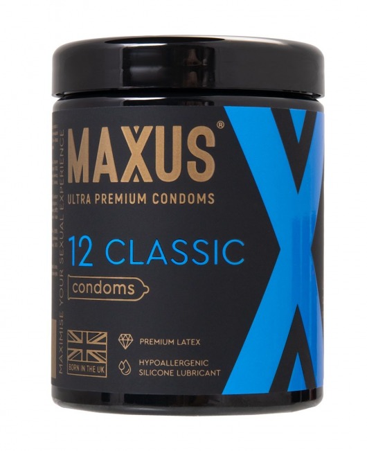 Классические презервативы MAXUS Classic - 12 шт. - Maxus - купить с доставкой в Долгопрудном