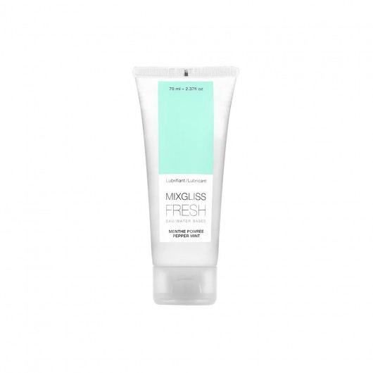 Лубрикант с охлаждающим эффектом Mixgliss Fresh Pepper Mint - 70 мл. - Strap-on-me - купить с доставкой в Долгопрудном