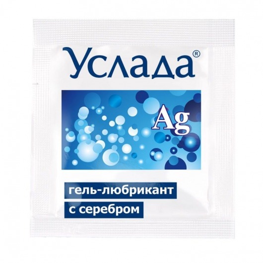 Гель-лубрикант «Услада с серебром» - 3 гр. - Биоритм - купить с доставкой в Долгопрудном