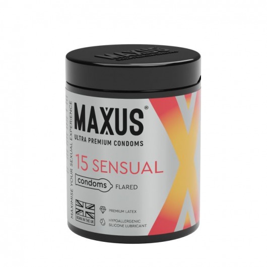 Анатомические презервативы MAXUS Sensual - 15 шт. - Maxus - купить с доставкой в Долгопрудном