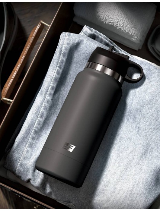 Серый мастурбатор в виде бутылки F*ck Flask - Pipedream - в Долгопрудном купить с доставкой