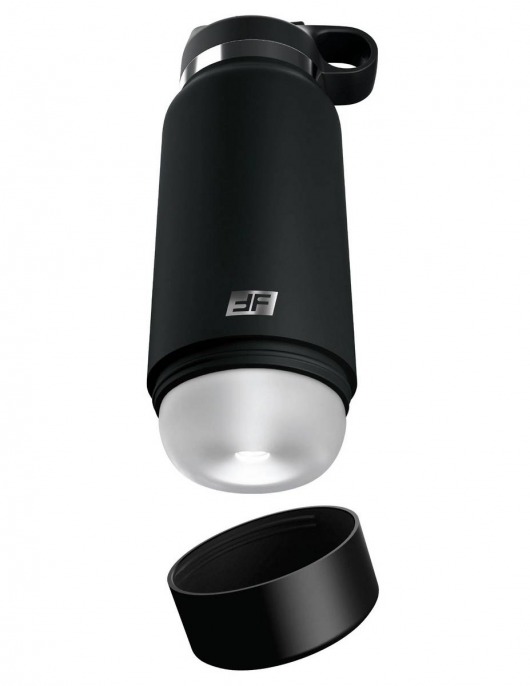 Черный мастурбатор в виде бутылки Fap Flask - Pipedream - в Долгопрудном купить с доставкой