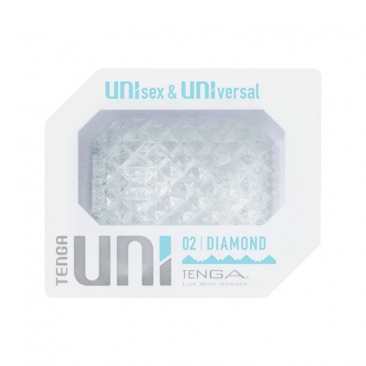 Прозрачный мастурбатор-стимулятор Tenga Uni Diamond - Tenga - в Долгопрудном купить с доставкой