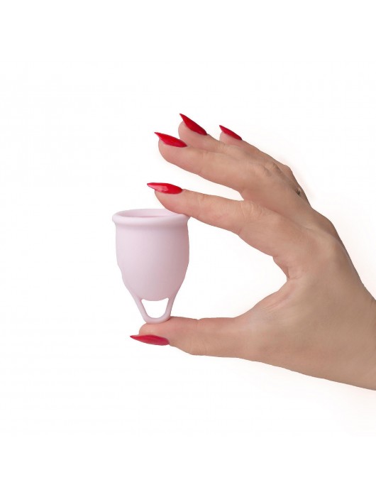 Розовая менструальная чаша Aura M - HOT planet - купить с доставкой в Долгопрудном