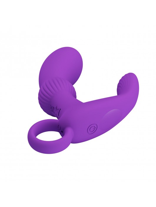 Фиолетовый вибромассажёр для массажа простаты Cayla - 11,2 см. - Baile - в Долгопрудном купить с доставкой