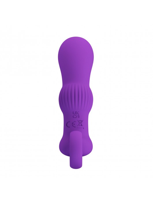 Фиолетовый вибромассажёр для массажа простаты Cayla - 11,2 см. - Baile - в Долгопрудном купить с доставкой