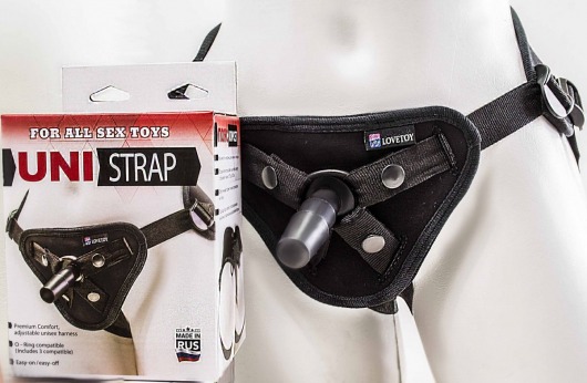 Универсальные трусики Harness UNI strap с корсетом - LOVETOY (А-Полимер) - купить с доставкой в Долгопрудном