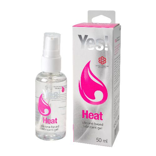 Возбуждающая силиконовая вагинальная смазка Yes Heat - 50 мл. - Sitabella - купить с доставкой в Долгопрудном