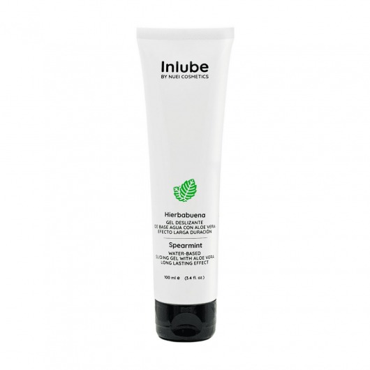 Водный лубрикант Nuei Inlube с алоэ вера и ароматом мяты - 100 мл. - Nuei cosmetics - купить с доставкой в Долгопрудном