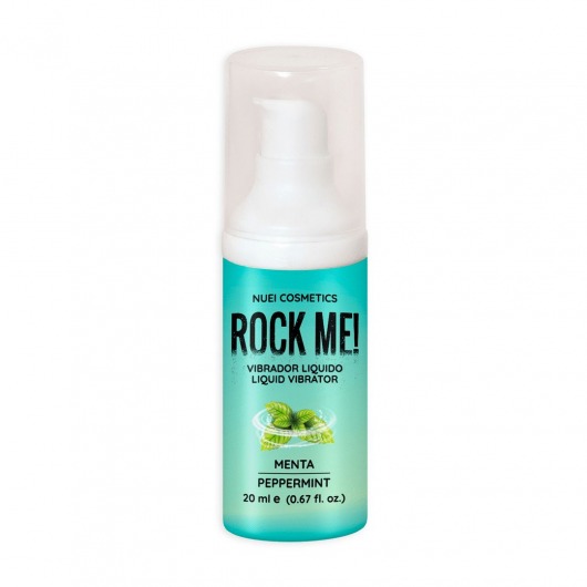 Жидкий вибратор Nuei Rock Me! с ароматом мяты - 20 мл. - Nuei cosmetics - купить с доставкой в Долгопрудном