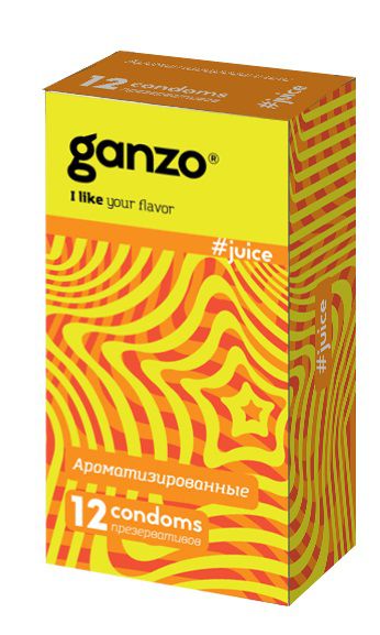 Ароматизированные презервативы Ganzo Juice - 12 шт. - Ganzo - купить с доставкой в Долгопрудном