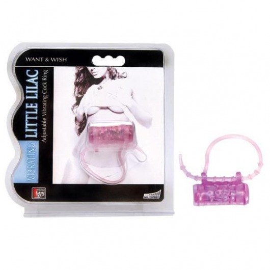 Эрекционное кольцо с вибратором LITTLE LILAC - Dream Toys - в Долгопрудном купить с доставкой