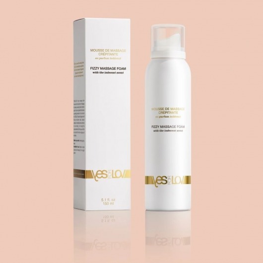 Массажная пена Fizzy Massage Foam - 150 мл. - YESforLOV - купить с доставкой в Долгопрудном