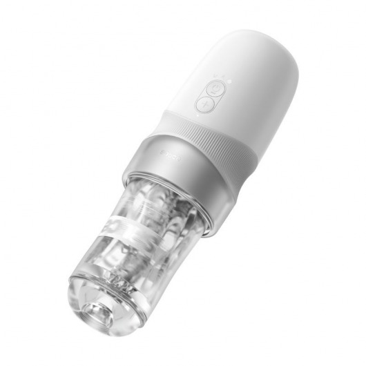 Белый автоматический мастурбатор Extra Sauce - Sauce - в Долгопрудном купить с доставкой