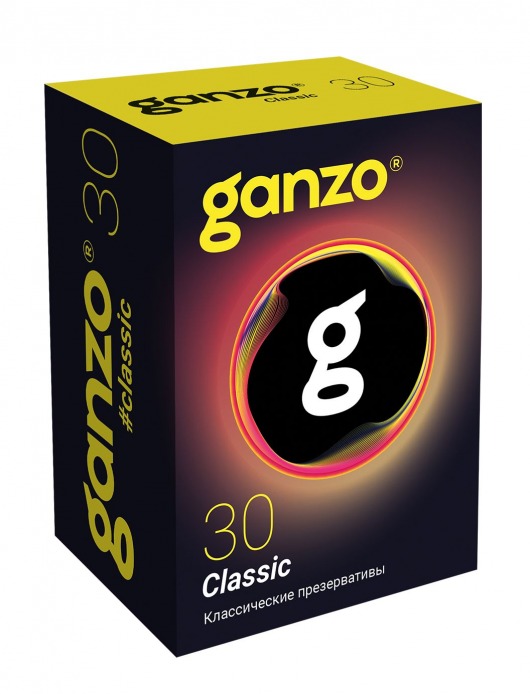 Классические презервативы с обильной смазкой Ganzo Classic - 30 шт. - Ganzo - купить с доставкой в Долгопрудном