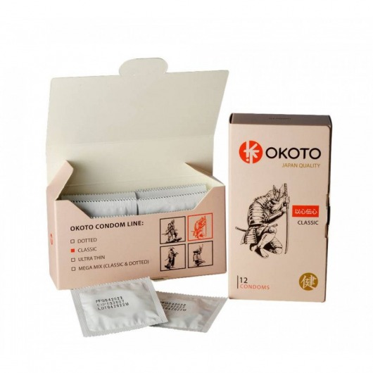 Презервативы OKOTO Classic - 12 шт. - Sitabella - купить с доставкой в Долгопрудном
