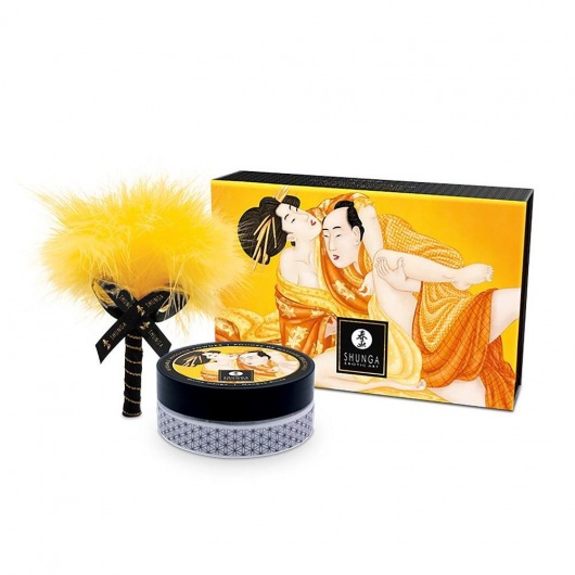 Массажная пудра с ароматом манго Luscious Mango - Shunga - купить с доставкой в Долгопрудном