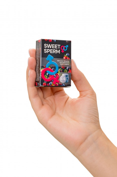 Шипучие таблетки для мужчин Sweet Sperm для изменения вкуса спермы (4 шт. по 0,5 гр.) - Капиталпродукт - купить с доставкой в Долгопрудном