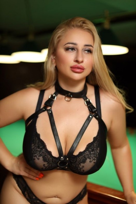 Черная кожаная сбруя с ошейником plus size из нежной кожи - БДСМ Арсенал - купить с доставкой в Долгопрудном