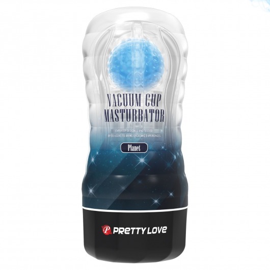 Прозрачный текстурированный мастурбатор Vacuum Cup Masturbator Planet - Baile - в Долгопрудном купить с доставкой