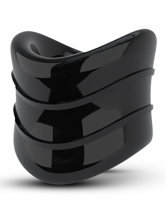 Черное эрекционное кольцо на мошонку Beef Ball Stretcher Snug X Long - Blush Novelties - в Долгопрудном купить с доставкой