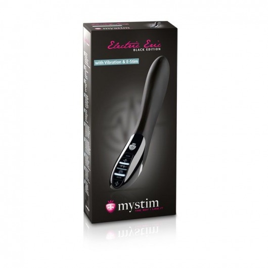 Черный вибратор с миостимуляцией Mystim Electric Eric Black Edition - 27 см. - MyStim - купить с доставкой в Долгопрудном