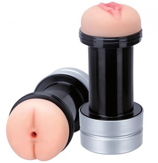 Мастурбатор 2-в-1 REALSTUFF 2 IN 1 HUMMER ANUS   VAGINA: вагина и анус - Dream Toys - в Долгопрудном купить с доставкой
