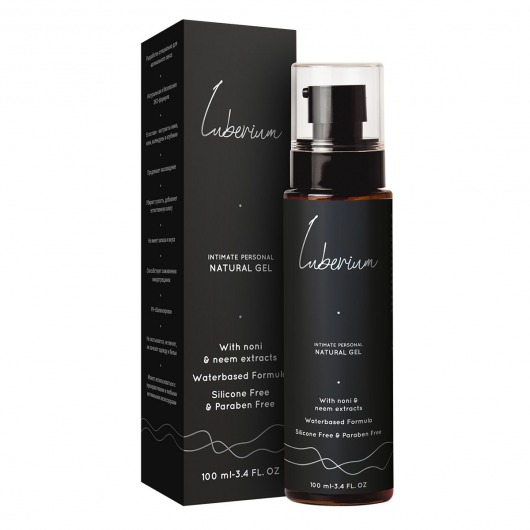 Интимный гель на водной основе с экстрактами нони и нима Luberium Natural Gel - 100 мл. - Luberium - купить с доставкой в Долгопрудном