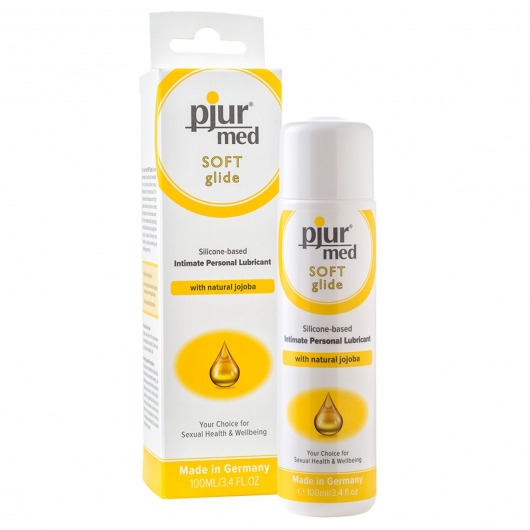 Силиконовый лубрикант с жожоба pjur MED Soft glide - 100 мл. - Pjur - купить с доставкой в Долгопрудном