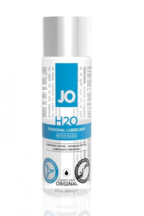 Нейтральный лубрикант на водной основе JO Personal Lubricant H2O - 60 мл. - System JO - купить с доставкой в Долгопрудном