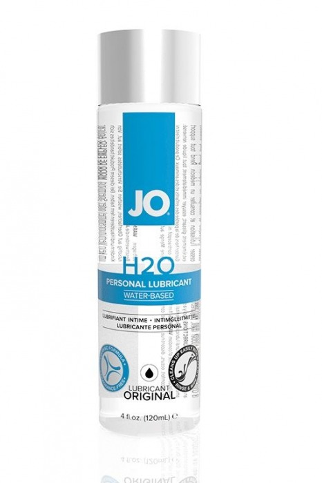Нейтральный лубрикант на водной основе JO Personal Lubricant H2O - 120 мл. - System JO - купить с доставкой в Долгопрудном