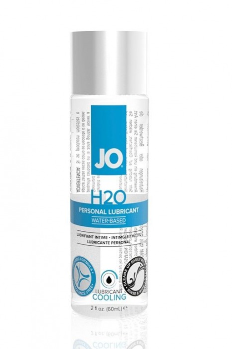Охлаждающий лубрикант на водной основе JO Personal Lubricant H2O COOLING - 60 мл. - System JO - купить с доставкой в Долгопрудном