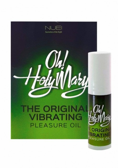 Масло унисекс с эффектом вибрации Oh! Holy Mary - 6 мл. - Nuei cosmetics - купить с доставкой в Долгопрудном