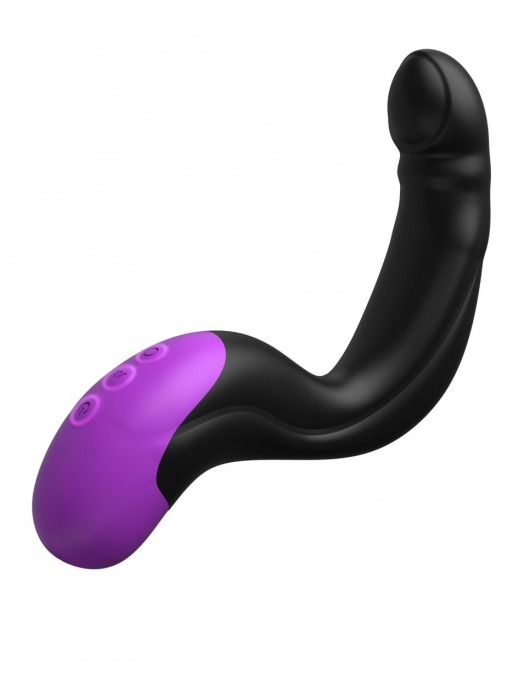 Черно-фиолетовый вибромассажёр простаты Hyper-Pulse P-Spot Massager - Pipedream - в Долгопрудном купить с доставкой