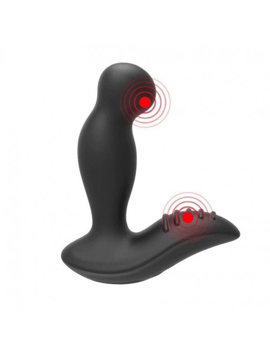 Черный вибромассажер простаты 3,5’’ P-spot Massager - 12,5 см. - Erokay - в Долгопрудном купить с доставкой