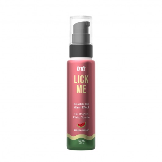 Гель Lick Me с согревающим эффектом и ароматом арбуза - 50 мл. - INTT - купить с доставкой в Долгопрудном