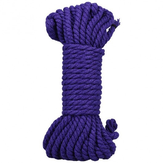 Фиолетовая верёвка для связывания и фиксации Bind Tie - 9,14 м. - Doc Johnson - купить с доставкой в Долгопрудном