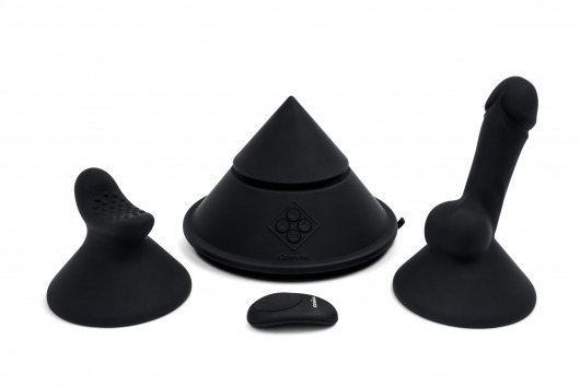 Конусный вибромассажер Cowgirl Cone с 2 насадками - CowGirl - купить с доставкой в Долгопрудном