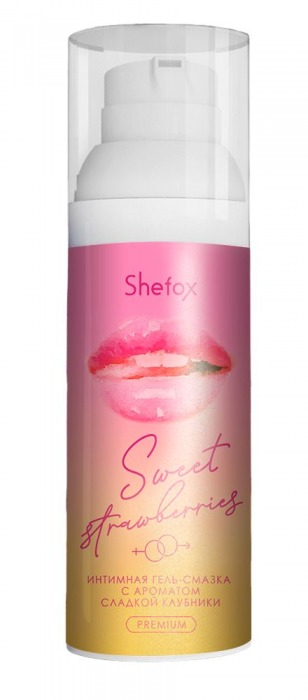Интимная гель-смазка Shefox Premium «Сладкая клубника» - 50 мл. - Shefox - купить с доставкой в Долгопрудном
