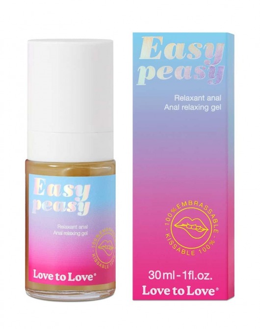 Анальный расслабляющий гель Easy Peasy - 30 мл. - Love to Love - купить с доставкой в Долгопрудном